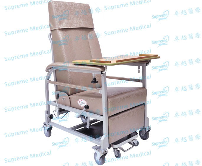Wheeled Reclined High Back Chair