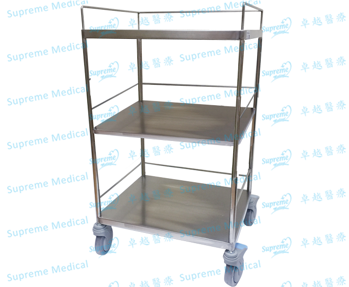 Three-layer Stainless Steel Trolley