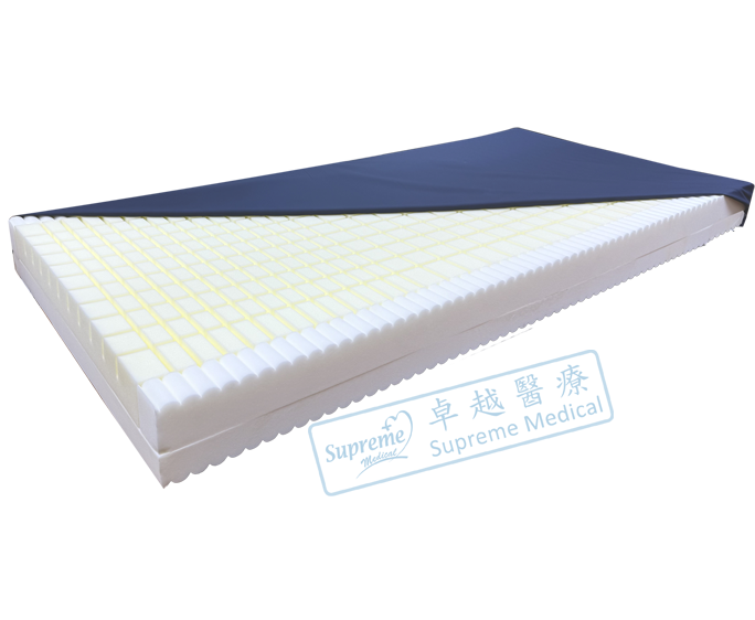 Pressure Relief Mattress with Castellated Design