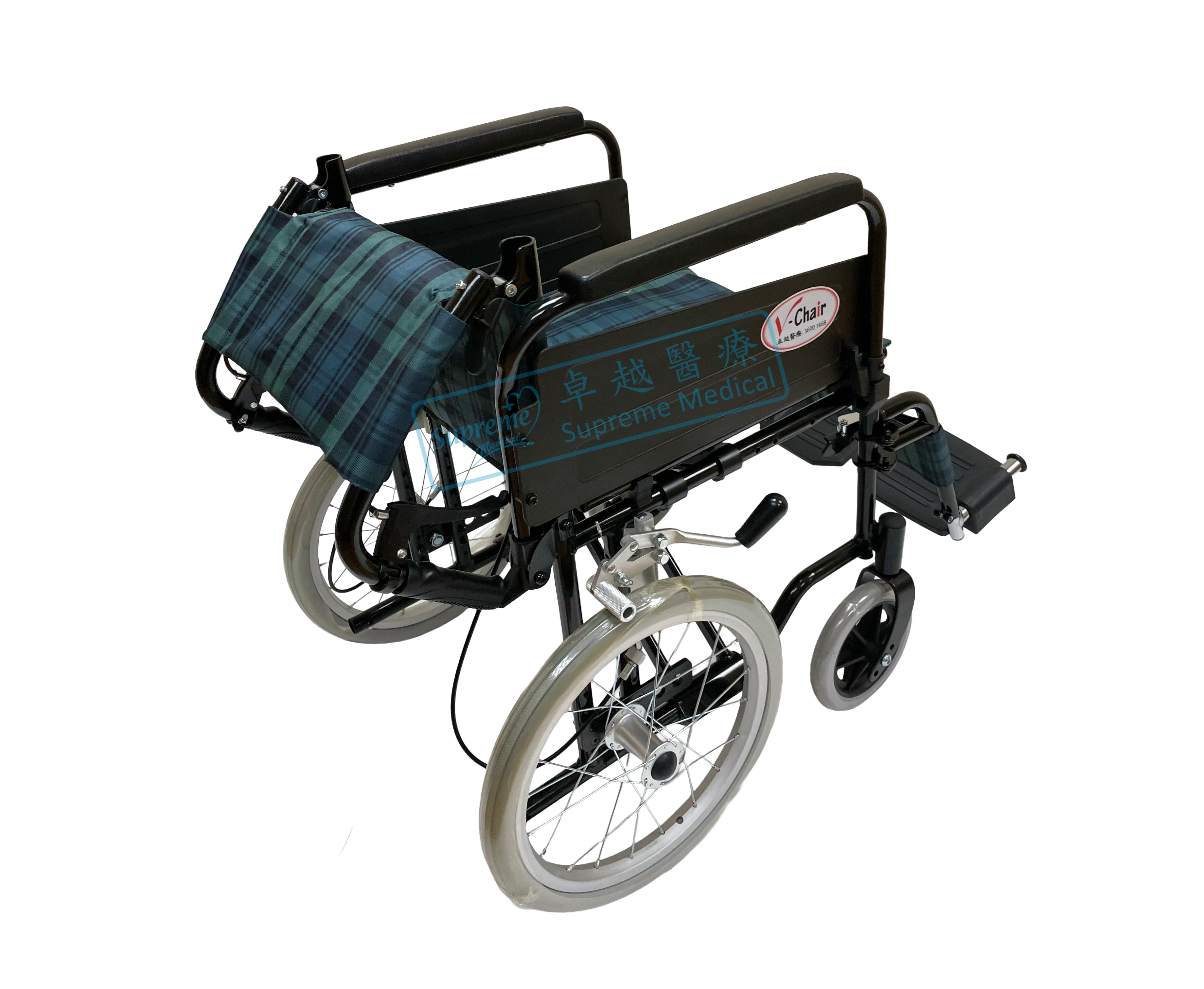 Folding Back Wheelchair