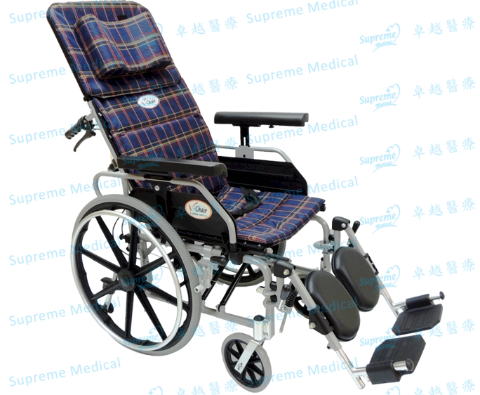 Aluminium Recliner High Back Wheelchair