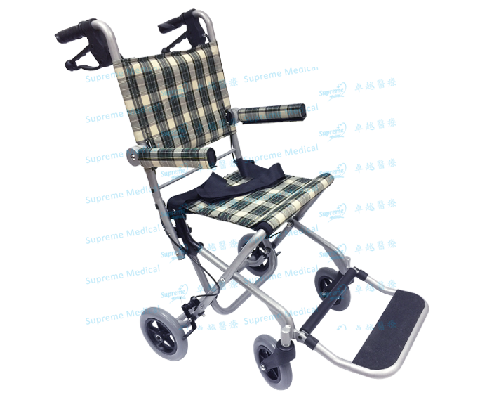 Aluminium Portable Transit Wheelchair