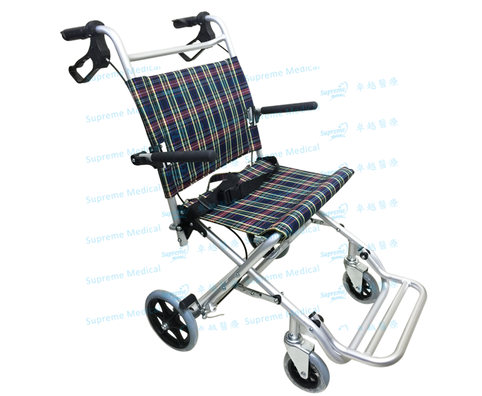 Aluminium Portable Transit Wheelchair