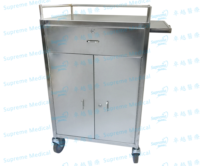 Stainless Steel Medicine Trolley